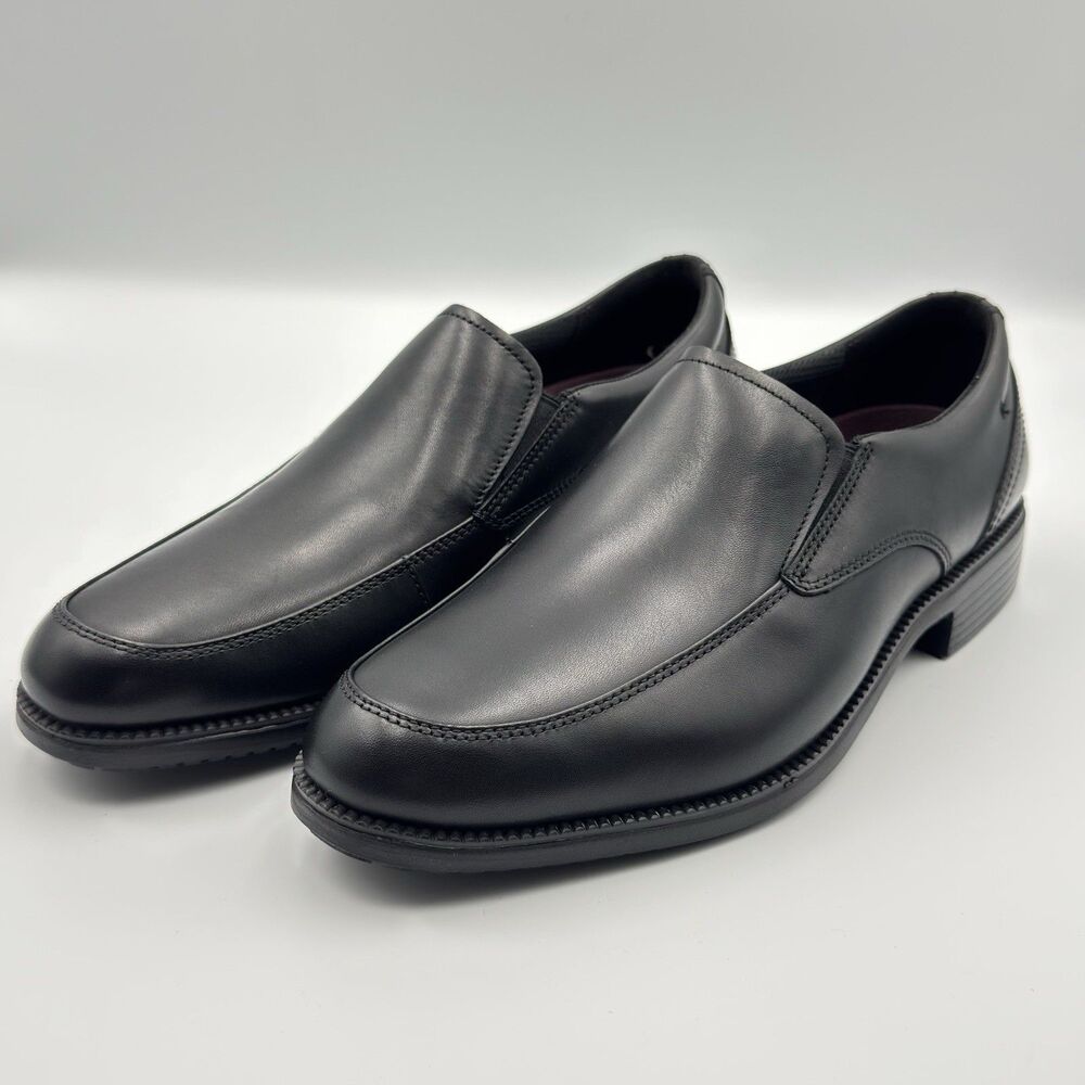 Rockport Men’s Essential Total Motion SL2 Slip-On Dress Weather Proof Black 7W